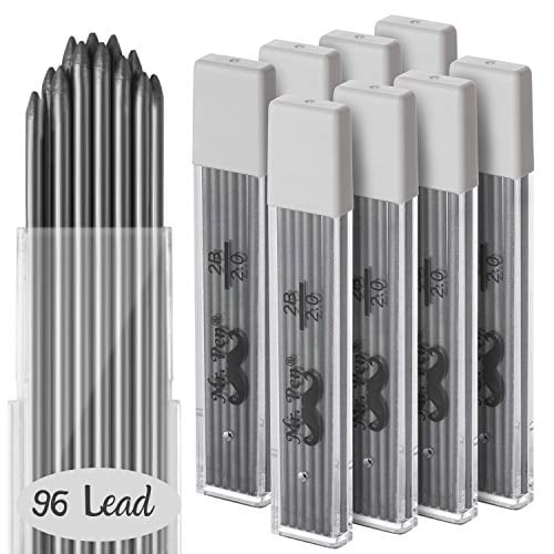 20 leads per tube 160 Pcs 0.5 mm mechanical pencil lead refills 8 per Pack